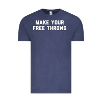 Vintage Denim make your free throws Vintage Tee - linhVisuals