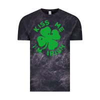Kiss Me Im Irish Funny Saint Patrick Day Womens Vintage Tee | Teevron
