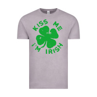 Vintage Zinc kiss me im irish funny saint patrick day womens Vintage Tee - linhVisuals