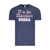 Vintage Denim is for vodka valentine's day Vintage Tee - linhVisuals
