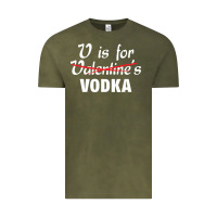 Vintage Olive is for vodka valentine's day Vintage Tee - linhVisuals
