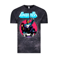 Cloud Black superhero punish her Vintage Tee - linhVisuals