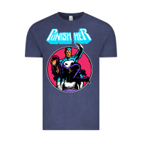 Vintage Denim superhero punish her Vintage Tee - linhVisuals