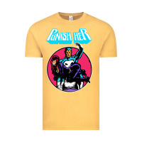 Vintage Mustard superhero punish her Vintage Tee - linhVisuals