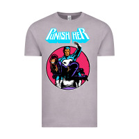 Vintage Zinc superhero punish her Vintage Tee - linhVisuals