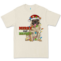 Bone merry and bright pug Premium Tee - RanaPortraitStore