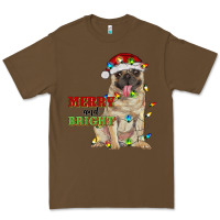 Cacao merry and bright pug Premium Tee - RanaPortraitStore