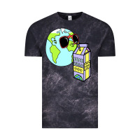 Cloud Black wrld drink Vintage Tee - linhVisuals