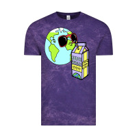 Cloud Purple wrld drink Vintage Tee - linhVisuals