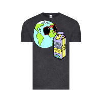 Vintage Black wrld drink Vintage Tee - linhVisuals