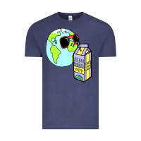 Vintage Denim wrld drink Vintage Tee - linhVisuals