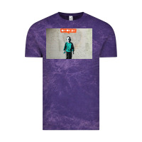 Cloud Purple banksy nobody likes me boy Vintage Tee - linhVisuals