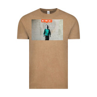 Vintage Coffee banksy nobody likes me boy Vintage Tee - linhVisuals