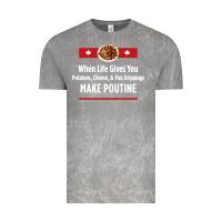 Cloud Rock canada poutine quebec recipe french Vintage Tee - linhVisuals