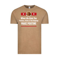 Vintage Coffee canada poutine quebec recipe french Vintage Tee - linhVisuals