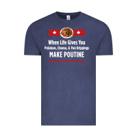 Vintage Denim canada poutine quebec recipe french Vintage Tee - linhVisuals