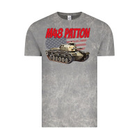 Cloud Rock cold war battle tank m48 patton gamer Vintage Tee - linhVisuals