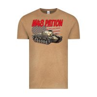 Vintage Camel cold war battle tank m48 patton gamer Vintage Tee - linhVisuals