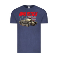 Vintage Denim cold war battle tank m48 patton gamer Vintage Tee - linhVisuals