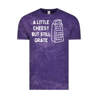 Cloud Purple Cheesy But Still Grate Funny Pun Vintage Tee - linhVisuals