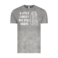 Cloud Rock Cheesy But Still Grate Funny Pun Vintage Tee - linhVisuals