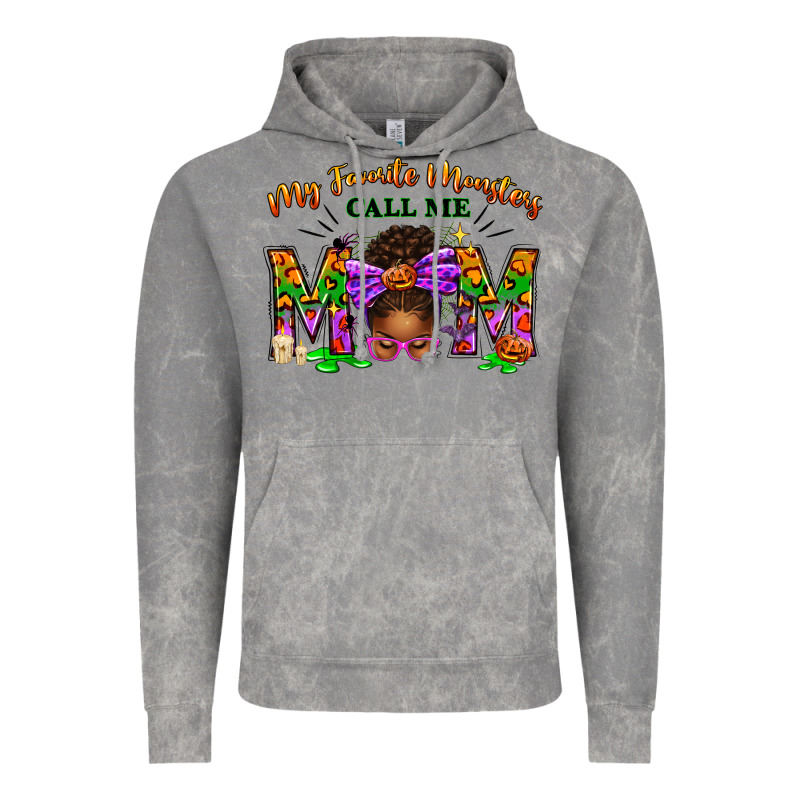 My Favorite Monsters Call Me Mom Vintage Hoodie by texasbilliewilder | Teevron