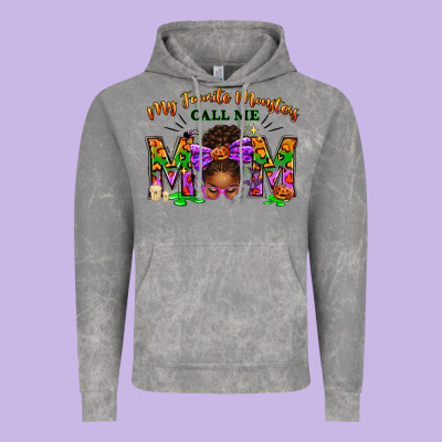 My Favorite Monsters Call Me Mom Vintage Hoodie Designed By Texasbilliewilder