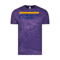 Cloud Purple New York Institute of Technology Vintage Tee - linhVisuals