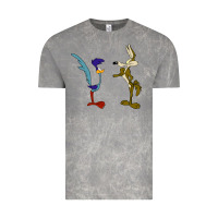 Cloud Rock coyote and the road runner Vintage Tee - linhVisuals
