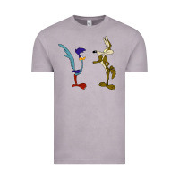 Vintage Zinc coyote and the road runner Vintage Tee - linhVisuals