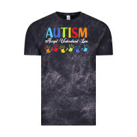 Cloud Black autism t  shirt accept understand love autism awareness t  shirt Vintage Tee - linhVisuals