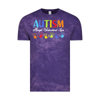 Cloud Purple autism t  shirt accept understand love autism awareness t  shirt Vintage Tee - linhVisuals