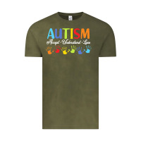 Vintage Olive autism t  shirt accept understand love autism awareness t  shirt Vintage Tee - linhVisuals