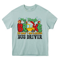 Arona my sleigh broke so now i am a school bus driver Heavy Core Tee - MaliasSmallBusiness