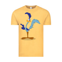 Vintage Mustard roadrunner Vintage Tee - linhVisuals