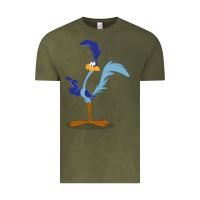 Vintage Olive roadrunner Vintage Tee - linhVisuals