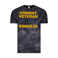 Cloud Black combat veteran mogadishu somalia Vintage Tee - linhVisuals