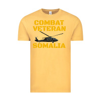 Vintage Mustard combat veteran mogadishu somalia Vintage Tee - linhVisuals