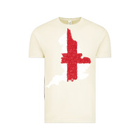 Vintage Arctic england Flag Map Drawing Line Art Vintage Tee - linhVisuals