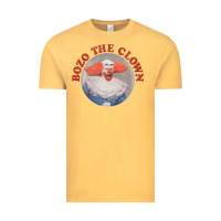 Vintage Mustard bozo the clown vintage style faded design ,  bozo Vintage Tee - linhVisuals