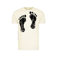 Vintage Arctic 70's footprints   footprint Vintage Tee - linhVisuals
