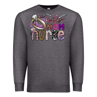 Charcoal Heather wife mom nurse Premium Sweatshirt - SublimationCraftShop