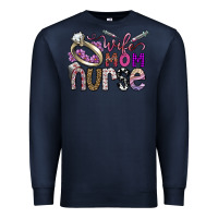 Navy wife mom nurse Premium Sweatshirt - SublimationCraftShop