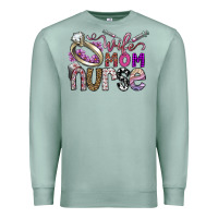 Seafoam wife mom nurse Premium Sweatshirt - SublimationCraftShop