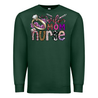 Sports Green wife mom nurse Premium Sweatshirt - SublimationCraftShop