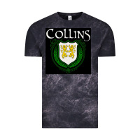 Cloud Black collins family irish coat of arms Vintage Tee - linhVisuals