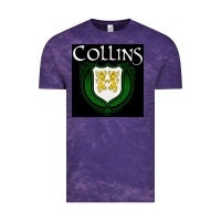Cloud Purple collins family irish coat of arms Vintage Tee - linhVisuals