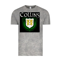 Cloud Rock collins family irish coat of arms Vintage Tee - linhVisuals