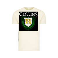 Collins Family Irish Coat Of Arms Vintage Tee | Teevron