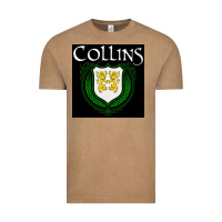 Vintage Coffee collins family irish coat of arms Vintage Tee - linhVisuals